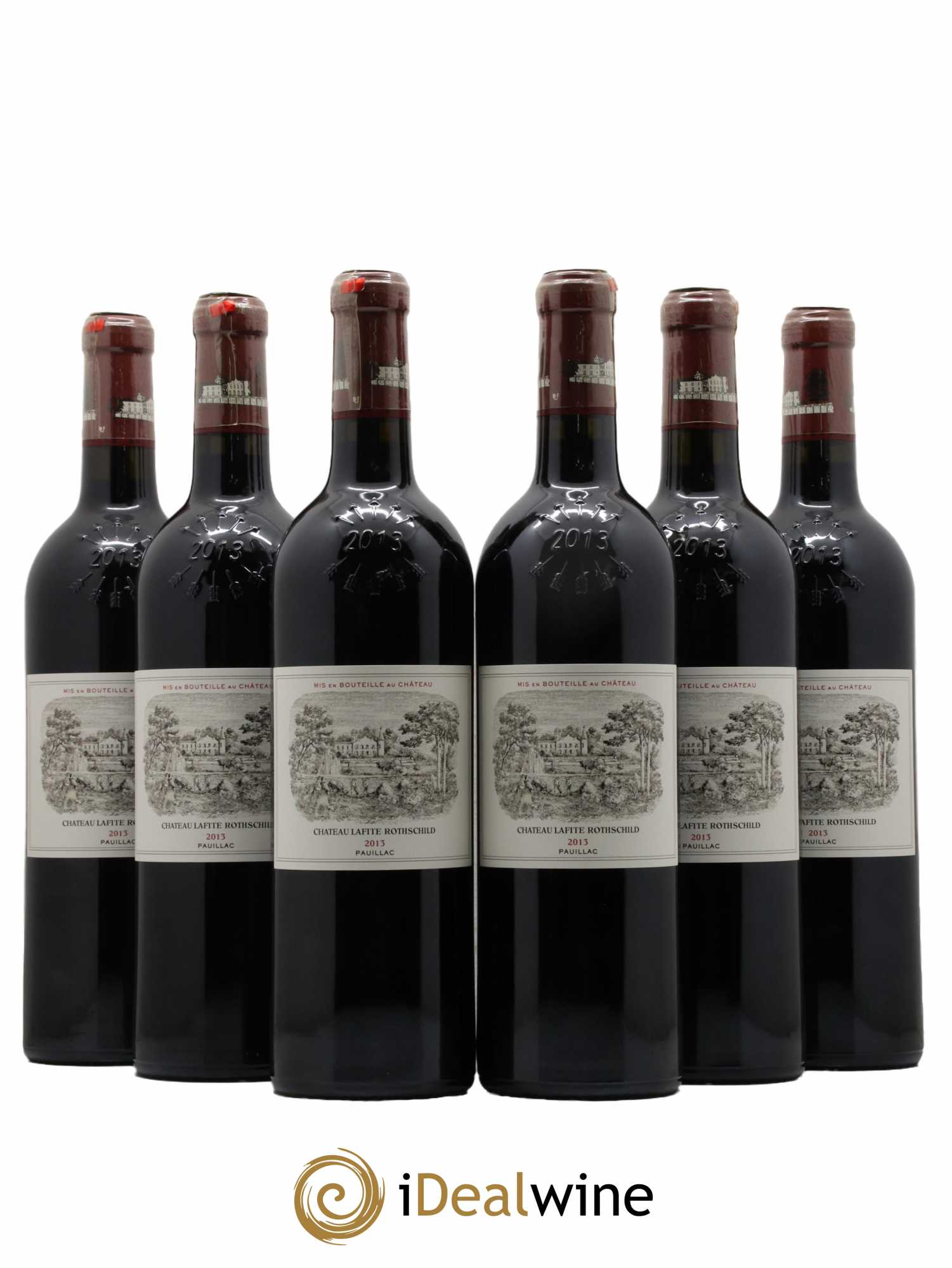 Château Lafite Rothschild 1er Grand Cru Classé  2013 - Lot de 6 Bouteilles