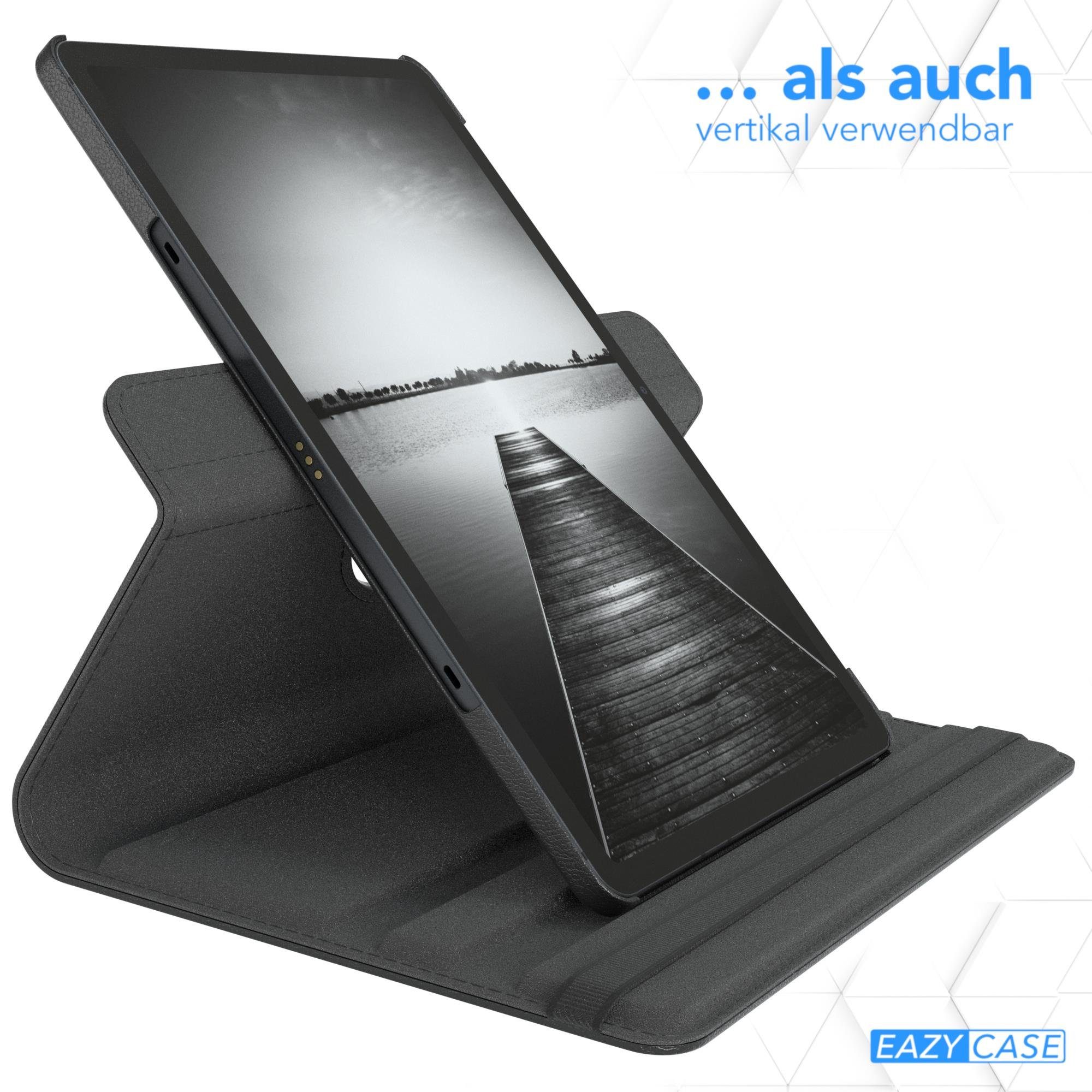 EAZY CASE Tablet-Hülle Rotation Case für Samsung Galaxy Tab S8 / Tab S7 11 Zoll, Hülle 360° drehbar mit Standfunktion Etui Anti-Kratz Tasche Schwarz