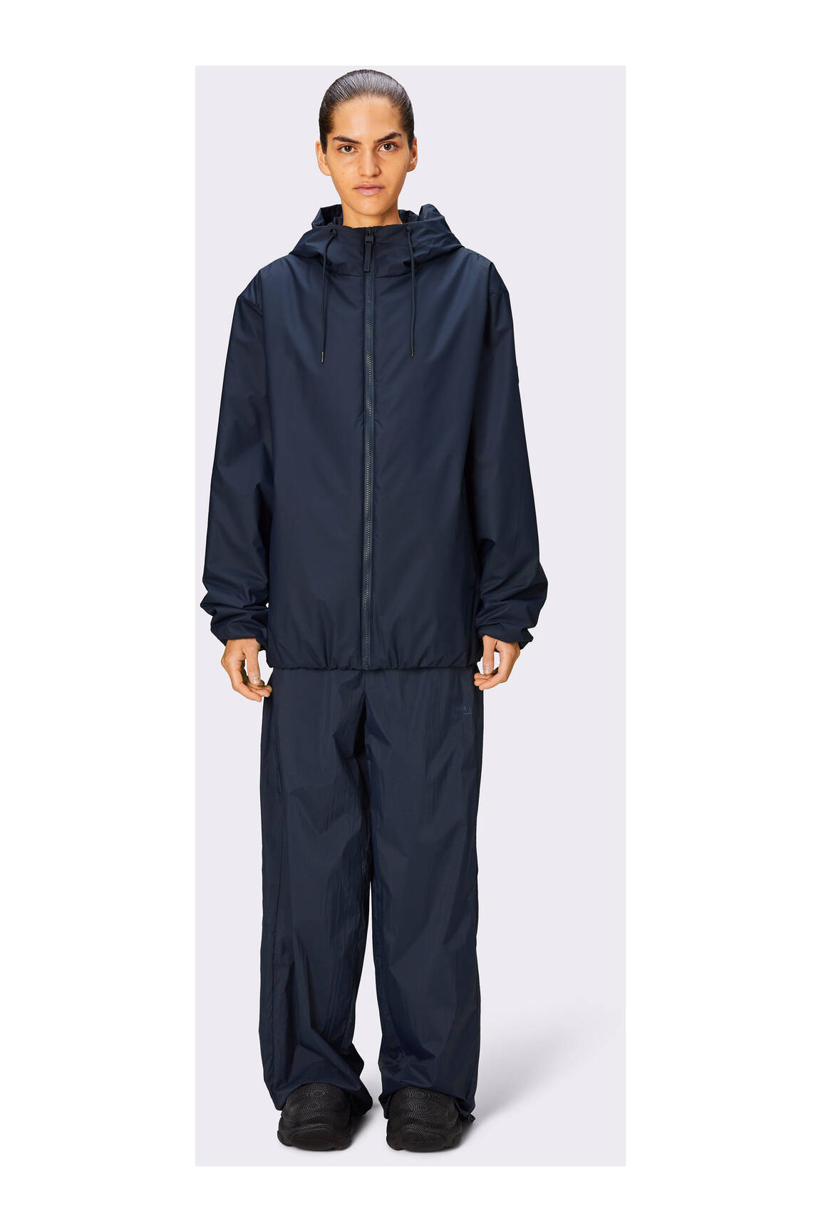 Rains Impermeables Trenchs Unisexe couleur bleu