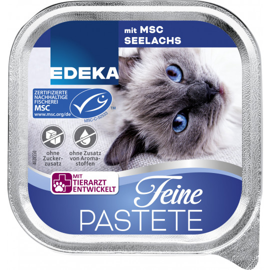 EDEKA Feine Pastete mit MSC Seelachs 100G