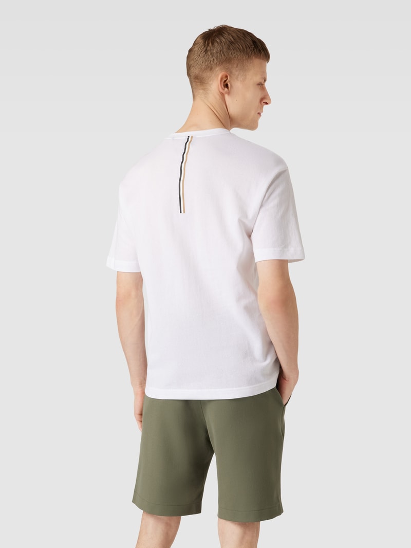 T-Shirt mit Rundhalsausschnitt in weiß