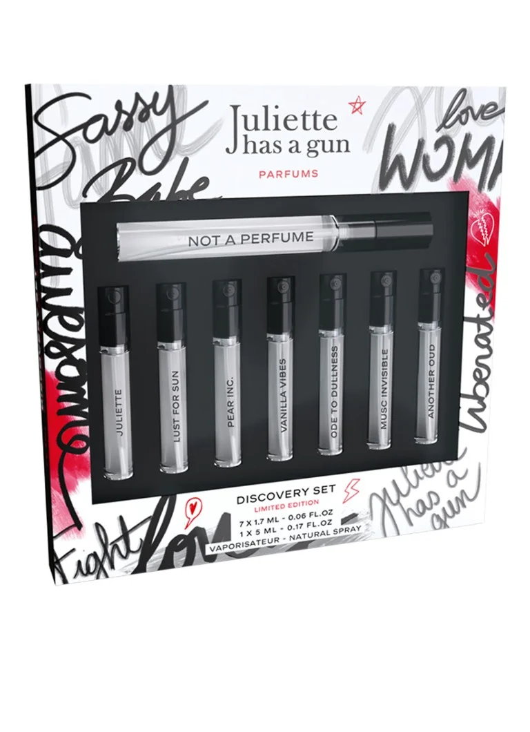 Juliette Has a Gun Discovery Box Juliette 2024 - Rajoitetun erän matkakokoinen hajuvesisetti