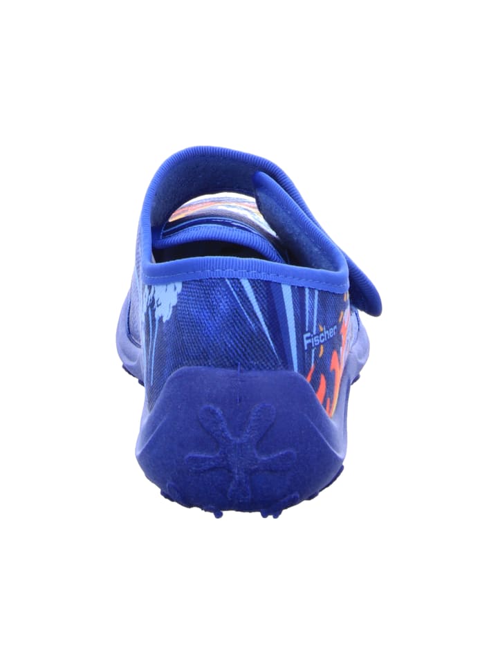 Fischer Markenschuh Hausschuh in blau günstig kaufen