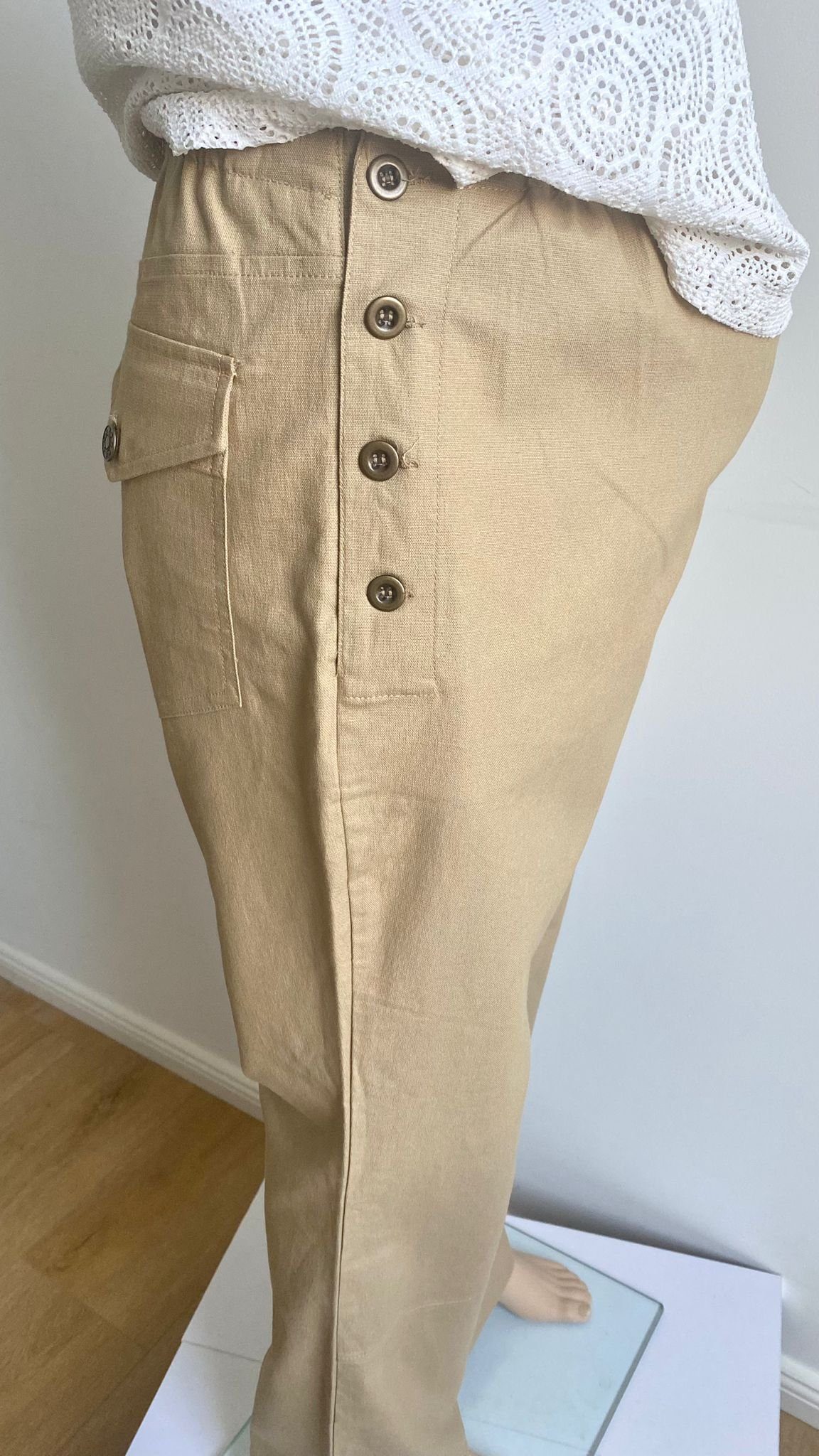 Bellezza Umstandshose 373095 Hose Beige