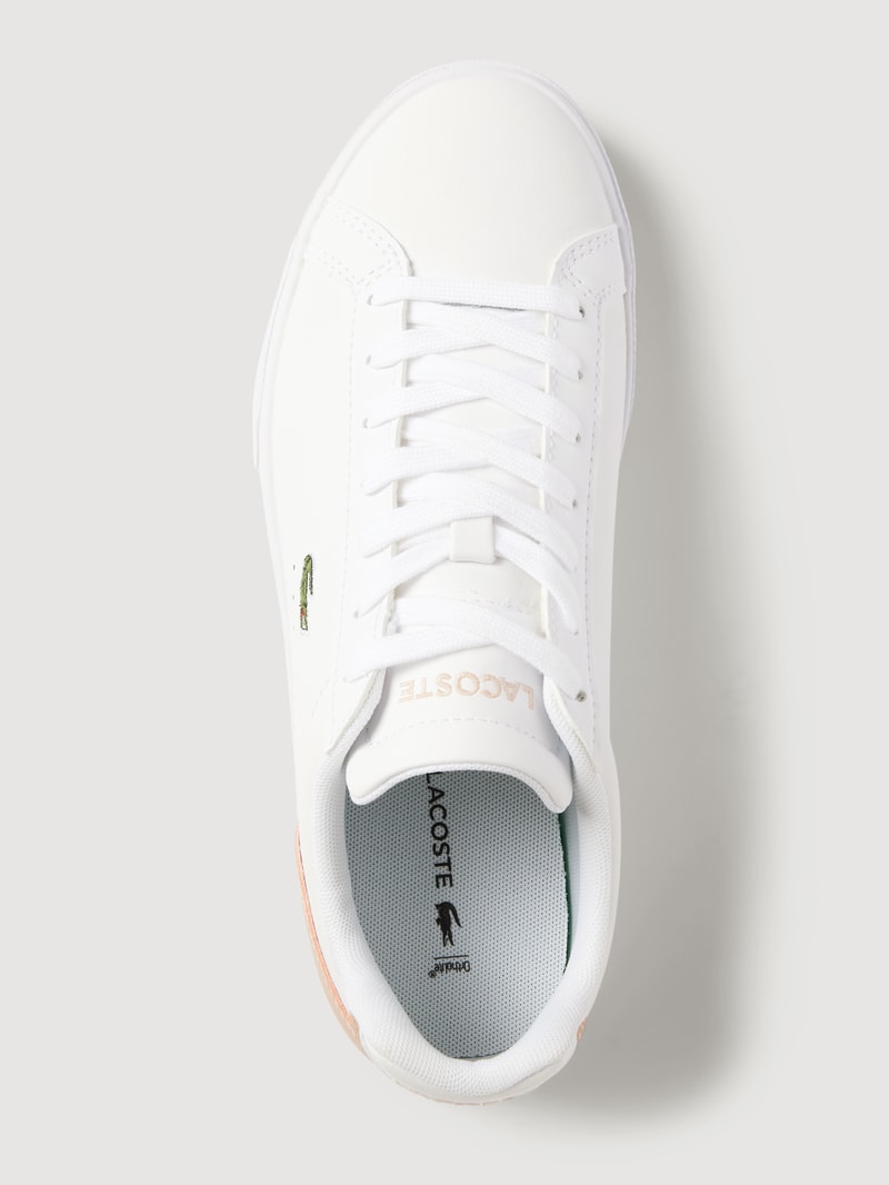 Sneaker mit Logo-Stitching Modell 'LEROND' in weiß