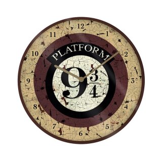 Harry Potter Wanduhr Platform 9 3/4