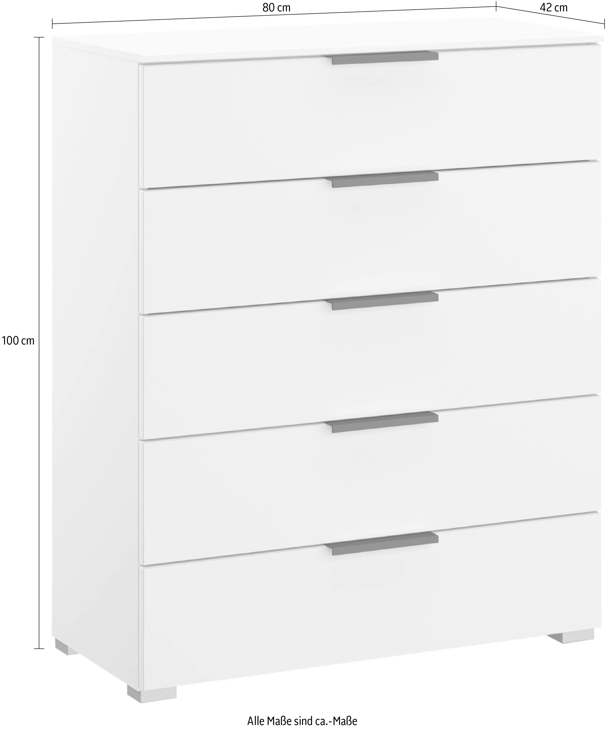 rauch Kommode Skat Meridian, mit 5 Schubladen in elegantem Design