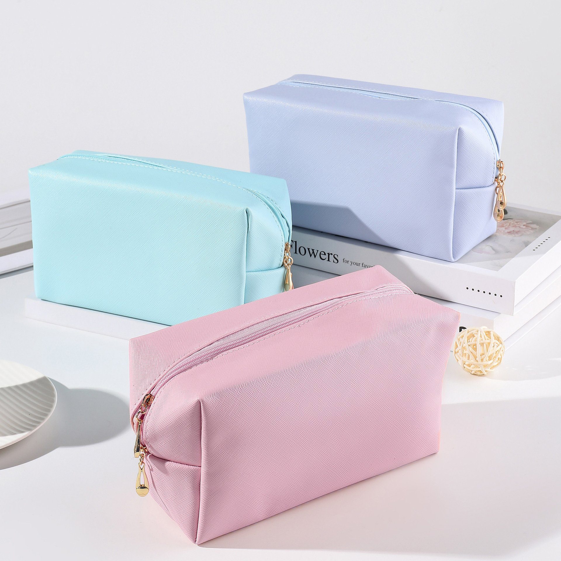 SCOBAG Kosmetiktasche Kosmetiktasche Portable Travel (1-tlg, Niedlich Multifunktional), Wasserdichte Reißverschlusstasche für Frauen