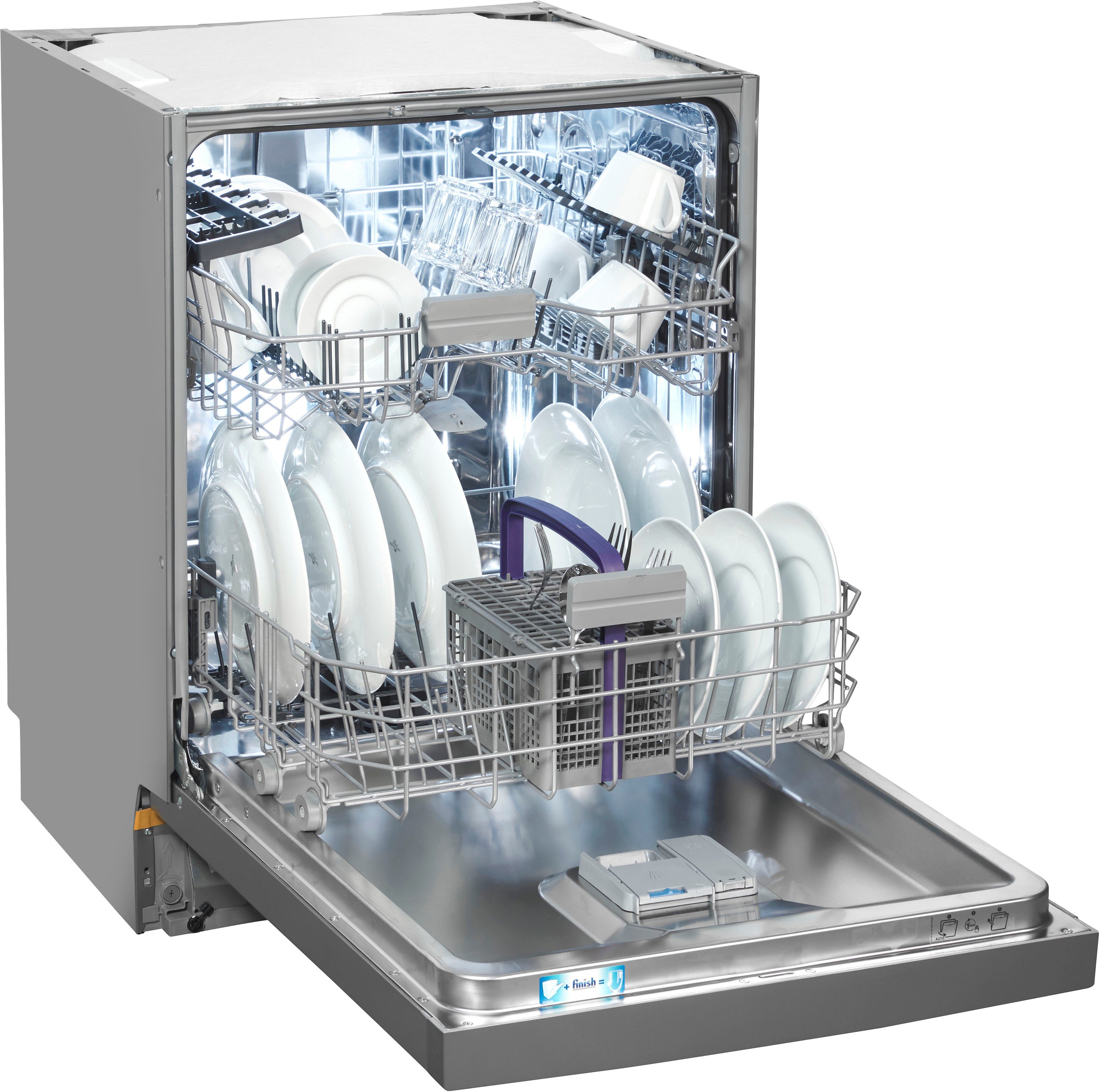 BEKO Unterbaugeschirrspüler, BDUN28O40X, 14 Maßgedecke