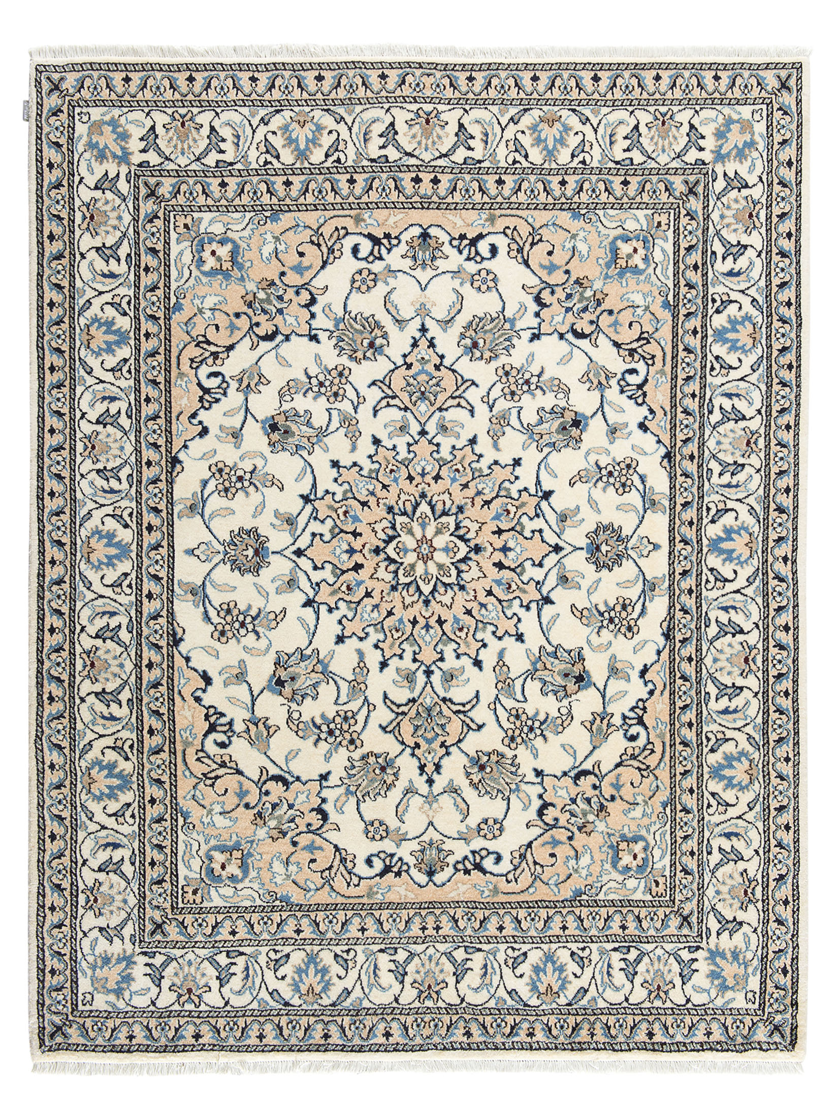 Kaschmar Nain 12 Lah ca. 150 x 192 cm, Unikat / Einzelstück