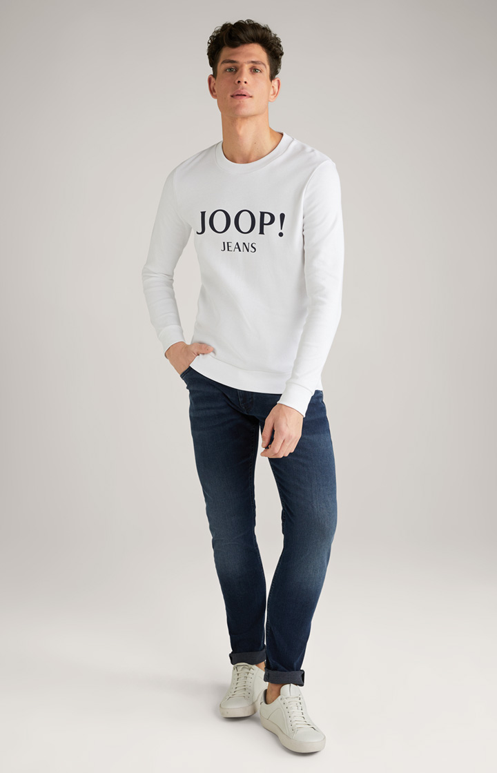 Sweatshirt Alfred in Weiß