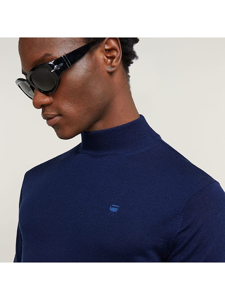 G-Star Wollpullover in Dunkelblau günstig kaufen