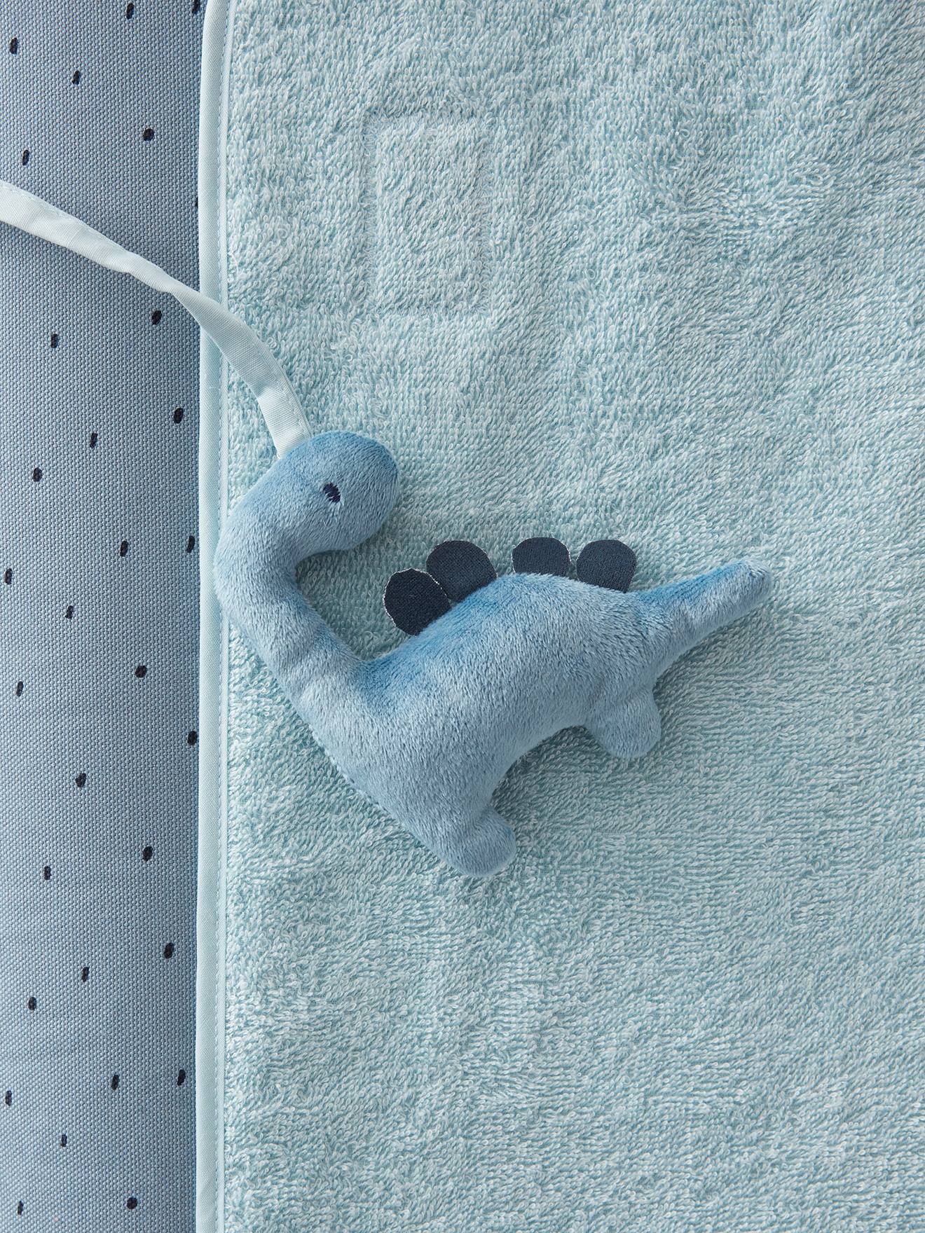 Matelas à langer PETIT DINO personnalisable bleu