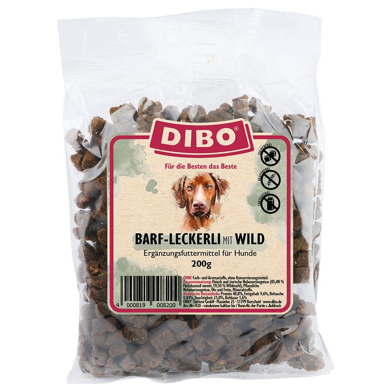 DIBO BARF-Leckerli mit Wild