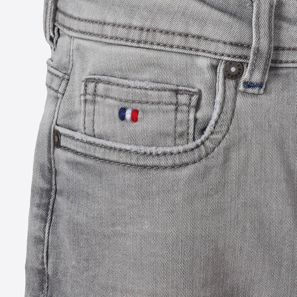 PILOW  Short en jean gris Garçon