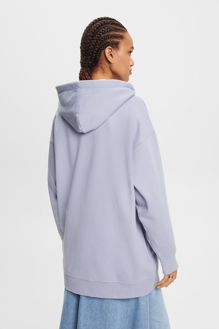 Oversize-Hoodie aus Baumwollfleece