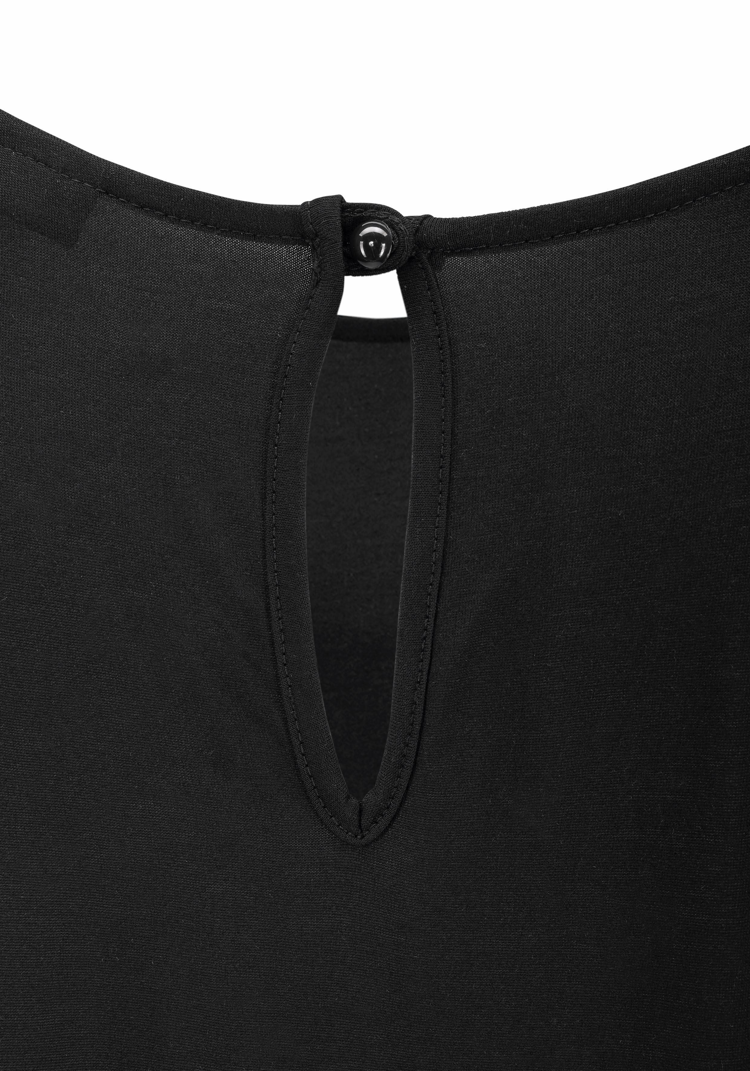 LASCANA Overall mit weitem Bein