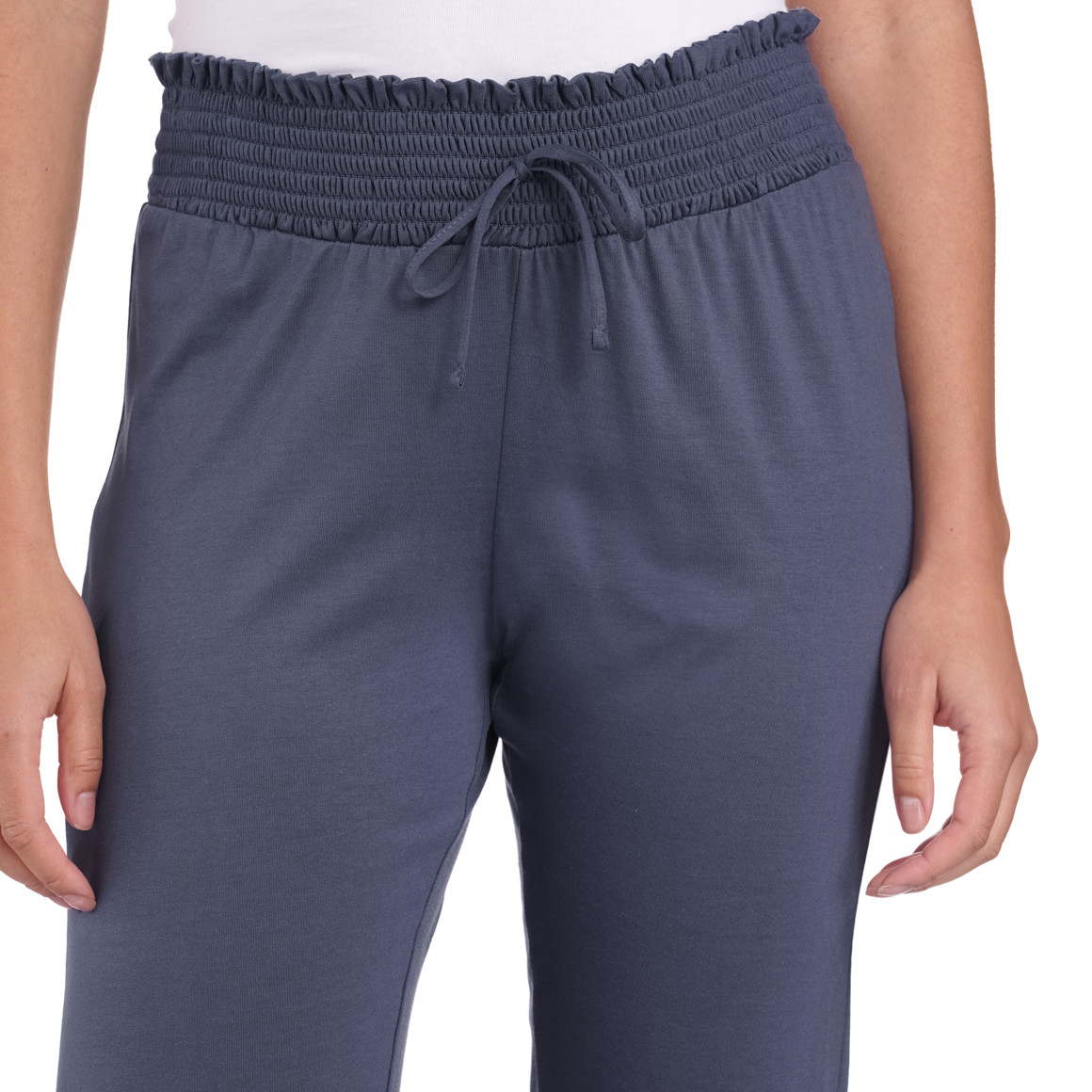 Damen Schlafhose mit Smokbündchen