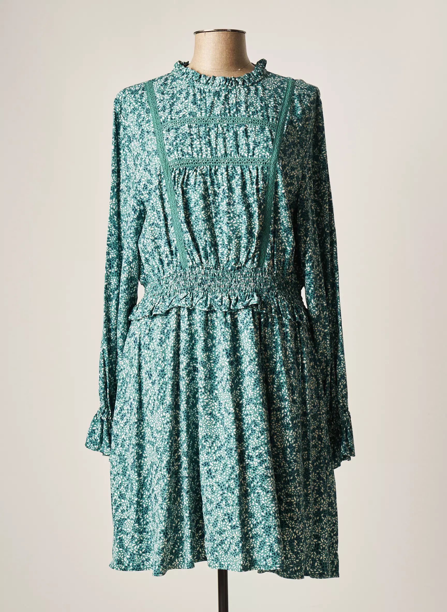 Salsa Robes Mi Longues Femme couleur vert