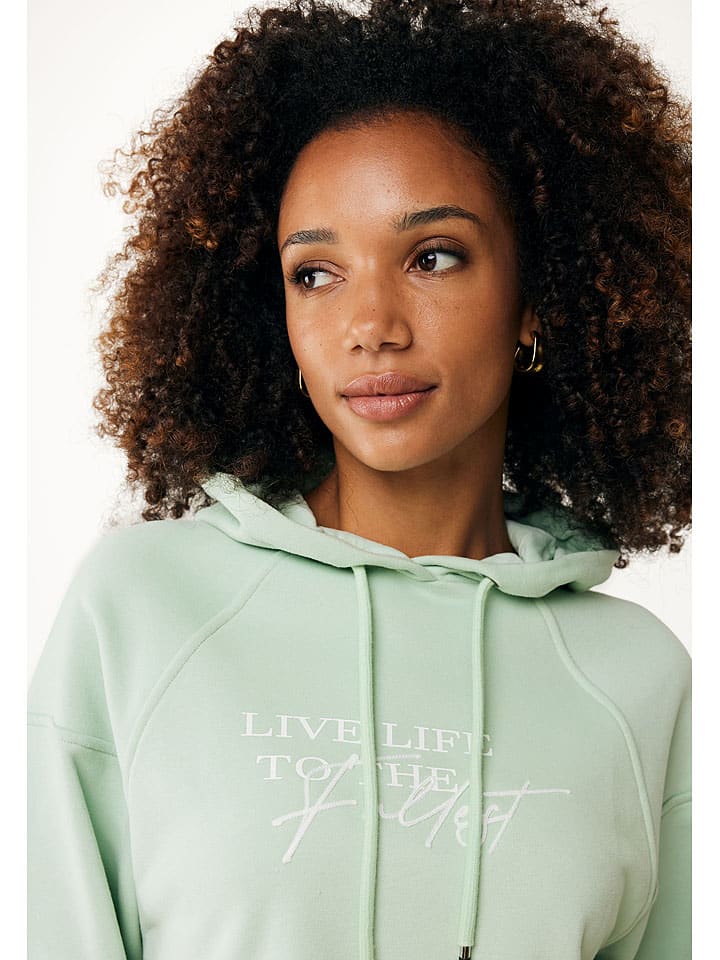Mexx Hoodie in Hellgrün günstig kaufen