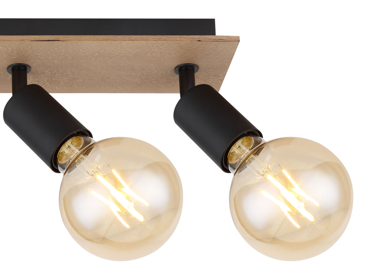 Globo Lighting - MARTHA - Strahler Metall schwarz, 4x E27