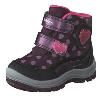 Geox B Flanfil Girl Klett Boots in lila