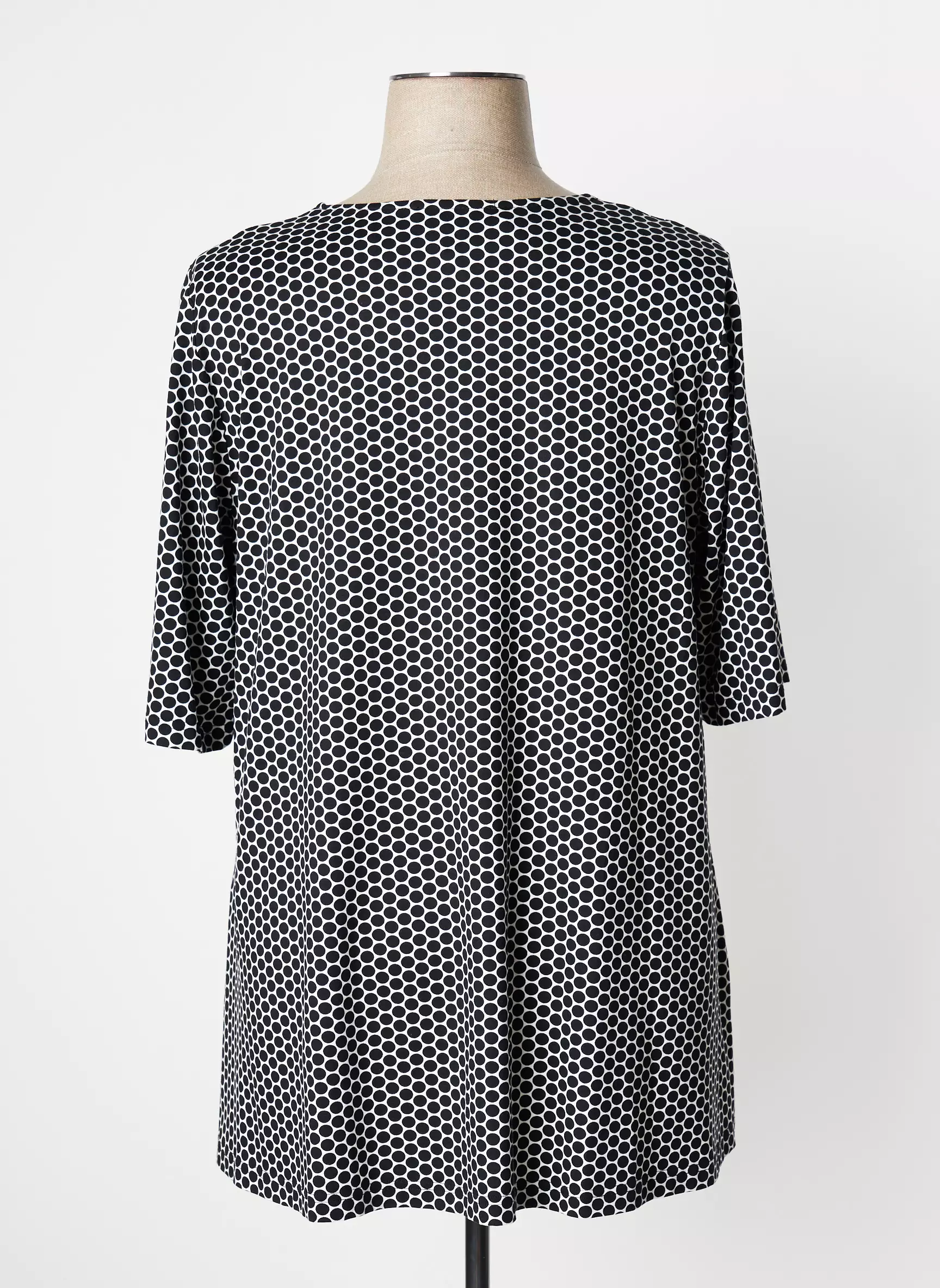 Sempre Piu Tuniquemanchecourte Femme couleur noir