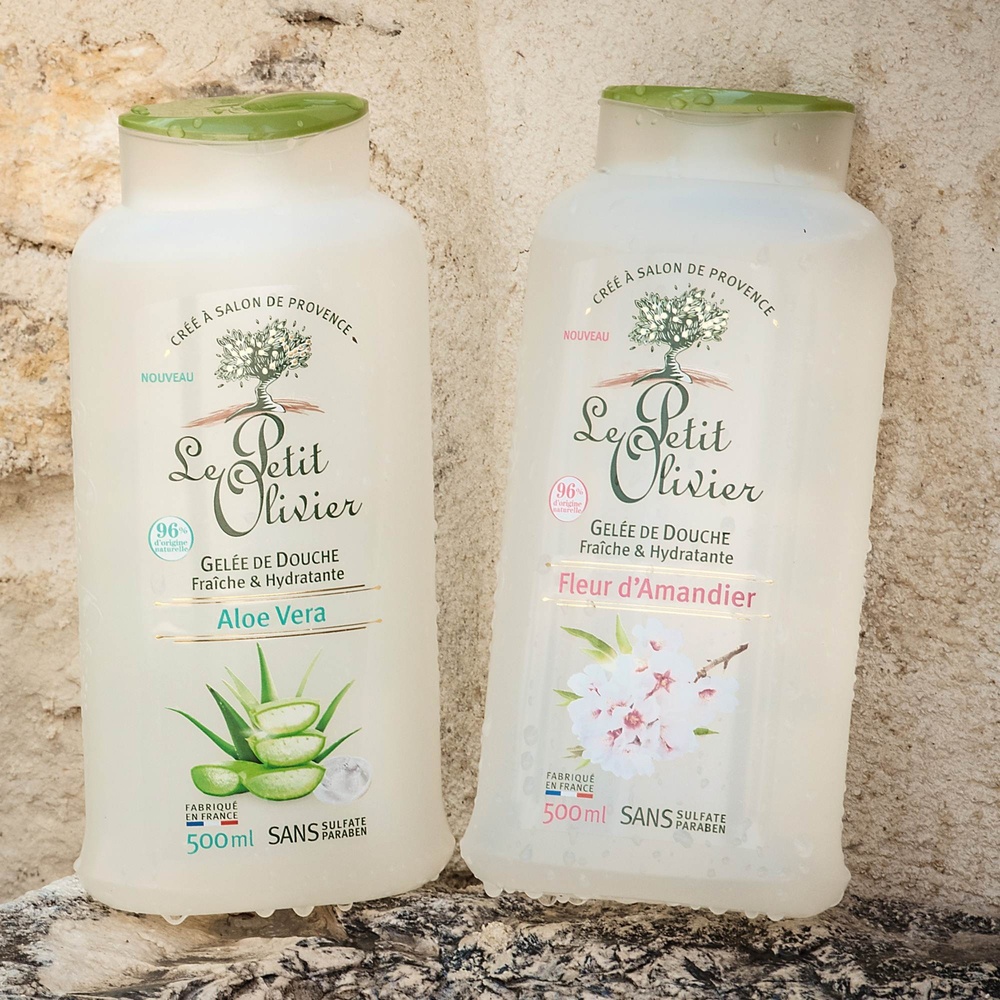 le petit olivier Gelée de Douche Fleur d'Amandier Gelée de Douche