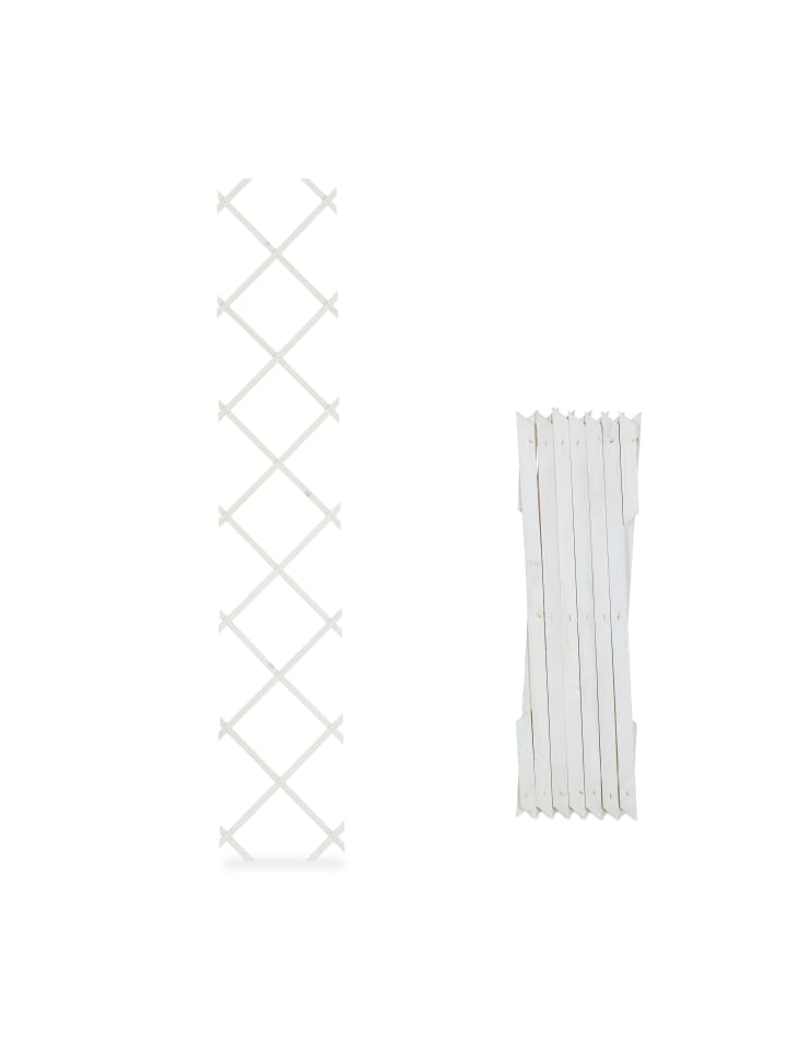 relaxdays 3 x Rankgitter in Weiß - (B)30 x (H)180 cm günstig kaufen onesize