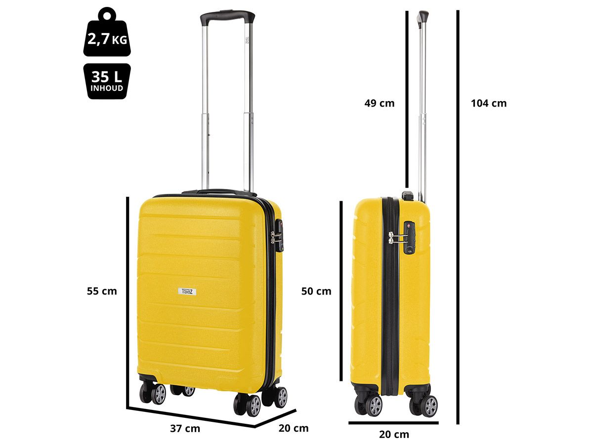 TravelZ Big Bars TSA Handgepäckkoffer