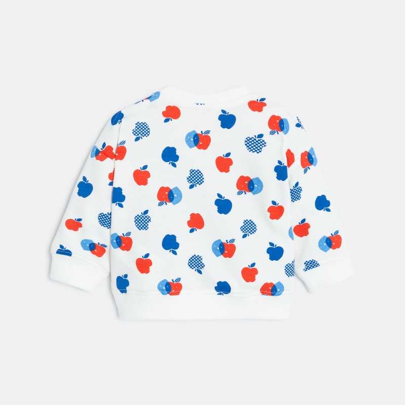 Sweat bébé garçon à motifs fruités beige Catimini