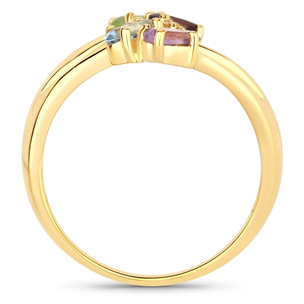 Rafaela Donata Bague Argent sterling Améthyste en Or jaune Bague