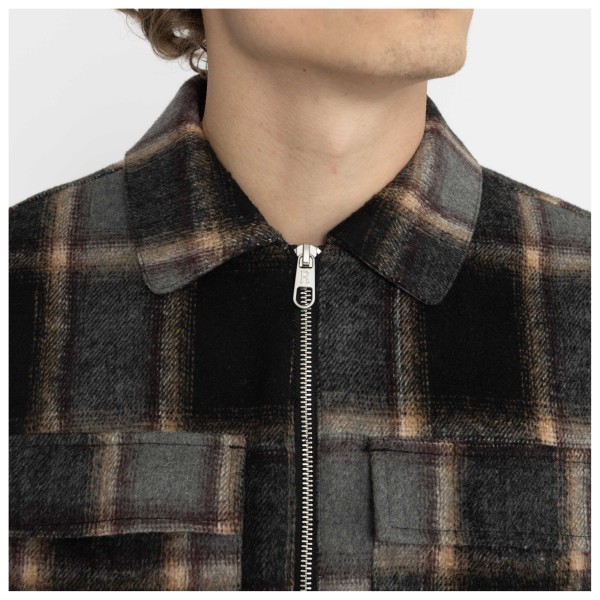 Revolution - Lined Overshirt with Zipper - Hemd