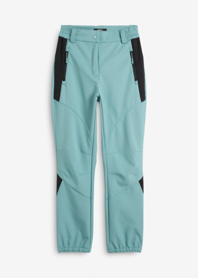 Wasserabweisende Softshell-Hose, gerade geschnitten