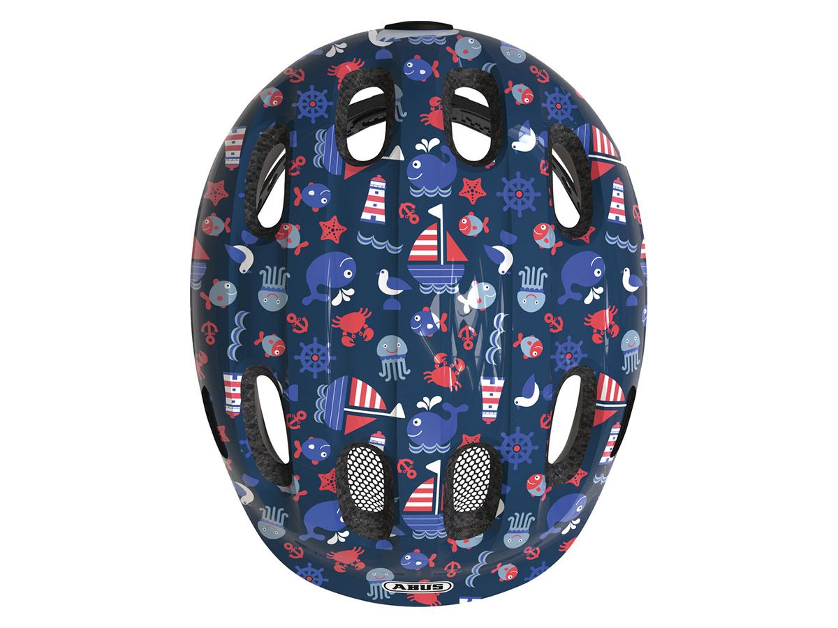 Abus Smiley 2.1 Blue Maritim Kinderfahrradhelm