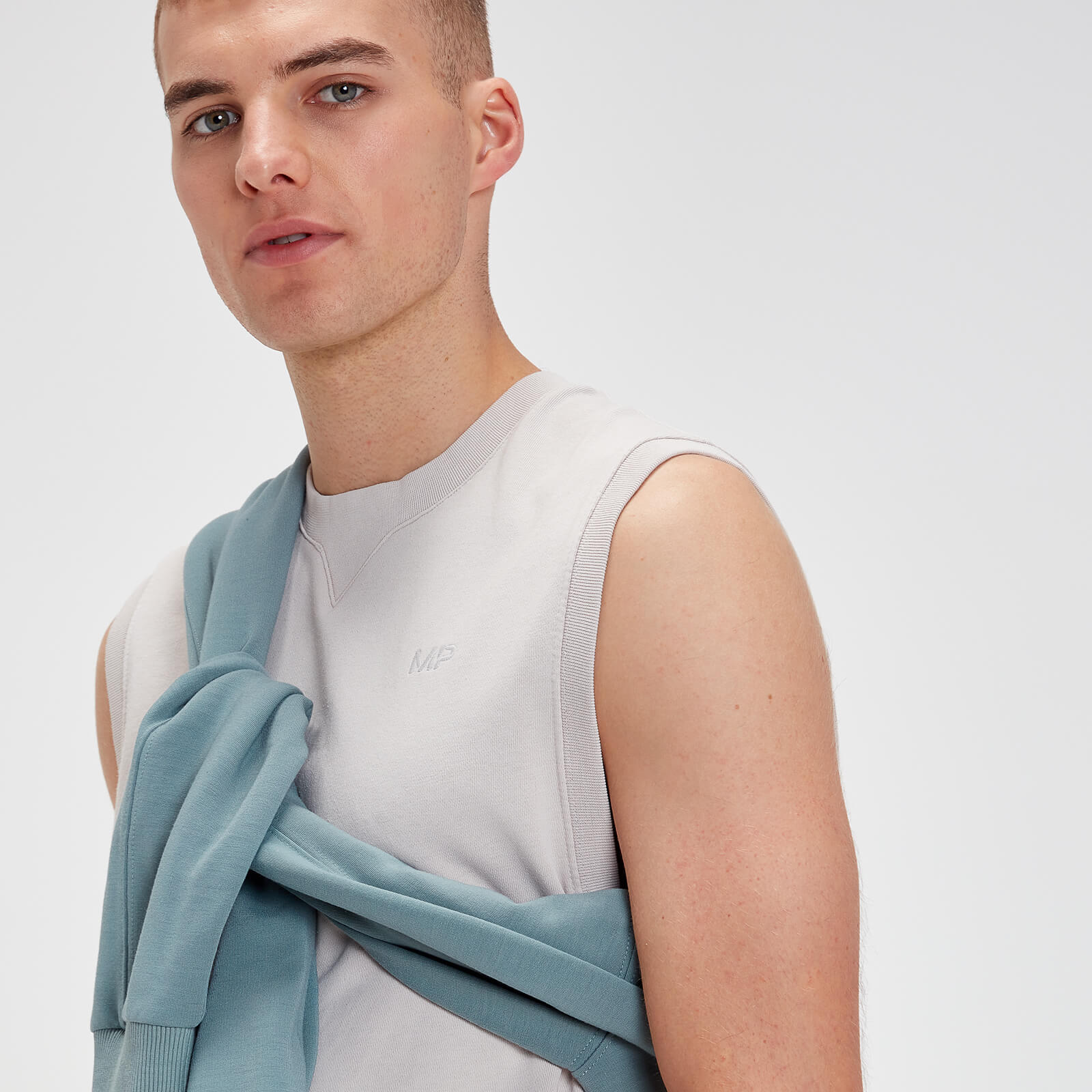 Débardeur MP Rest Day pour hommes – Gris clair