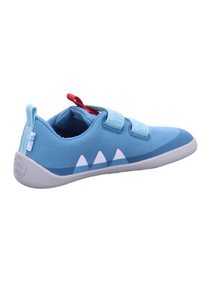 Affenzahn Mädchen Halbschuhe Halbschuh Baumwolle Lucky Hai in Blau günstig kaufen 31