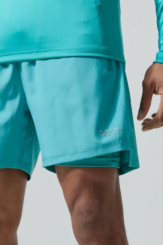 Man Active Camo 2 In 1 Short