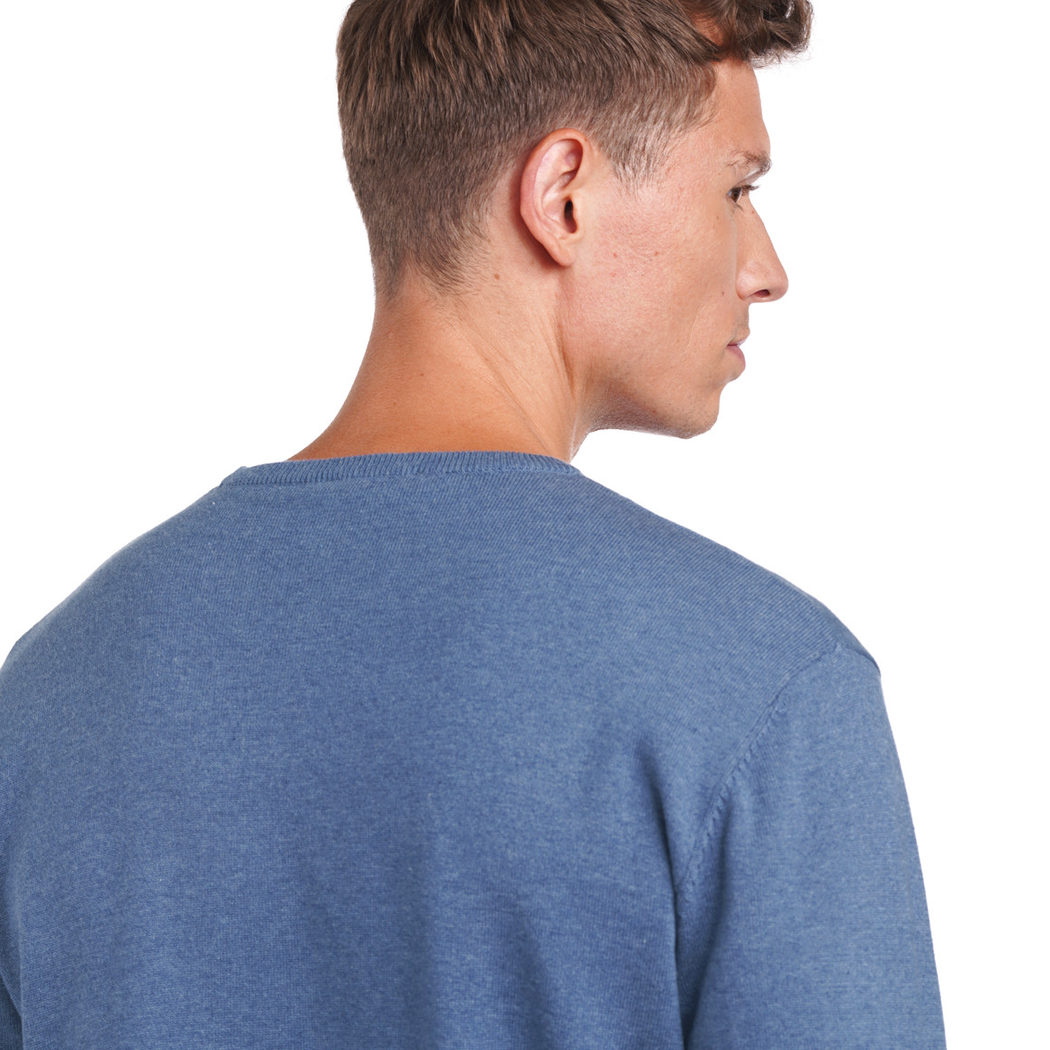 Herren Feinstrickpullover mit Rundhals