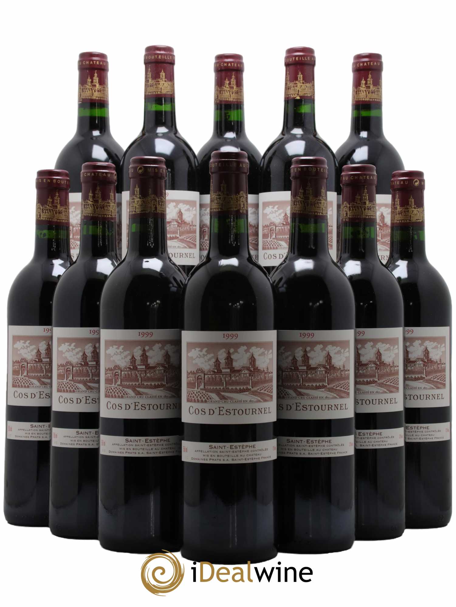 Cos d'Estournel 2ème Grand Cru Classé  1999 - Lot de 12 Bouteilles