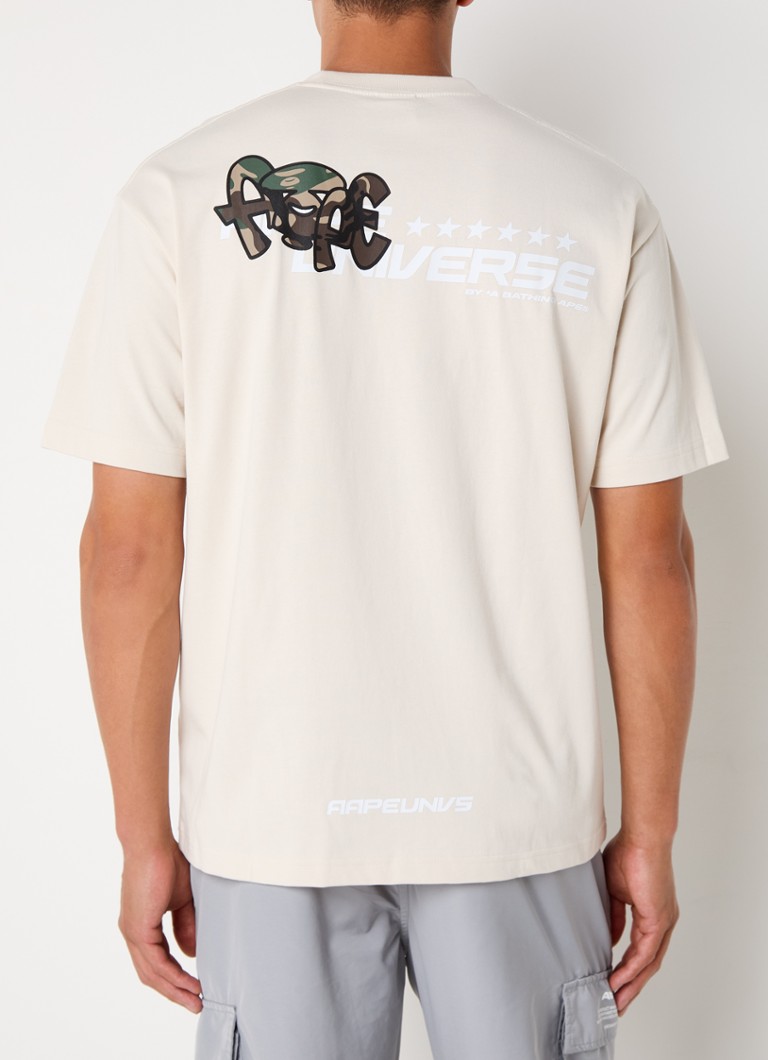 Aape T-shirt with logo and back print