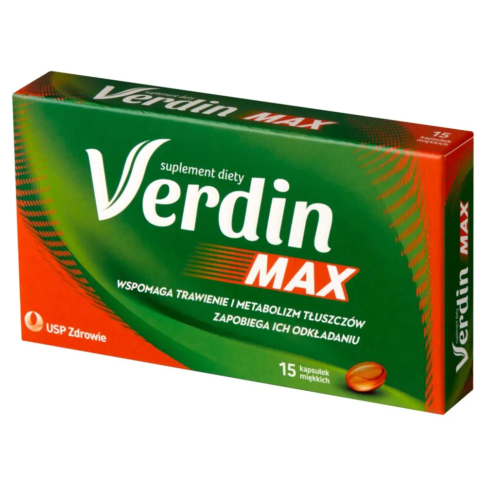 Verdin Max, dodatak prehrani za podršku probavi, kapsule