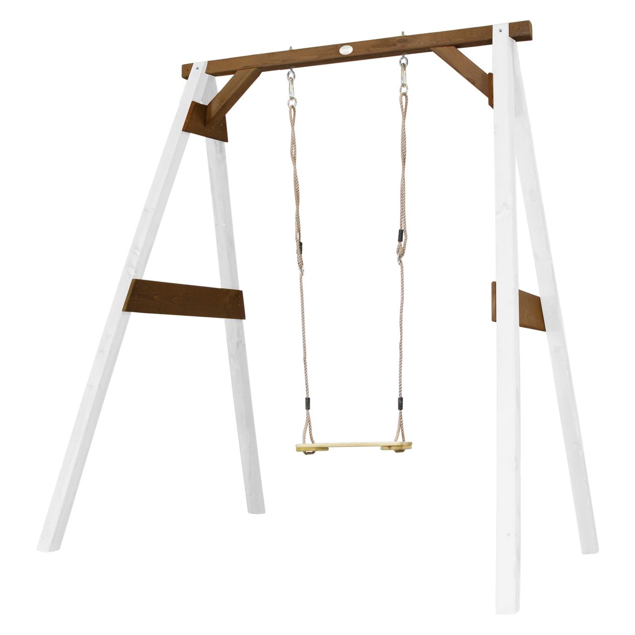 AXI Einzelschaukel Weiß/Braun