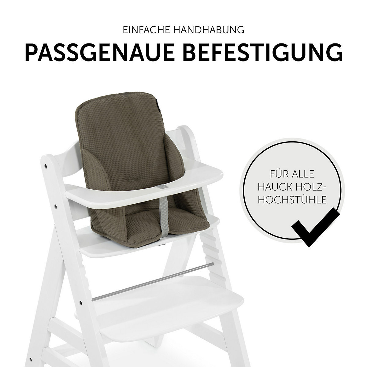 Sitzverkleinerer Alpha Cosy Select, Waffle Pique Olive
