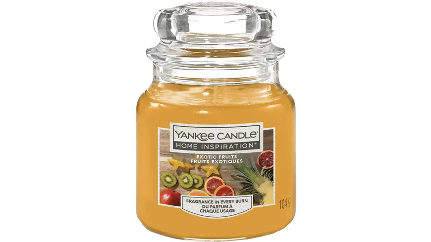 Yankee Candle Home Inspiration Kleine Kerze im Glas Exotic Fruits