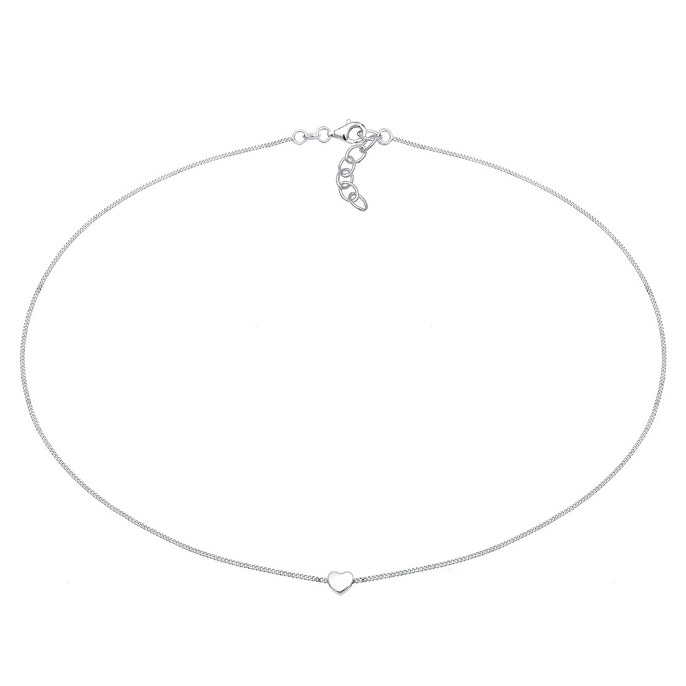 Elli Elli Collier Femmes Choker Coeur Pendentif Filigrane en Argent Sterling 925 collier