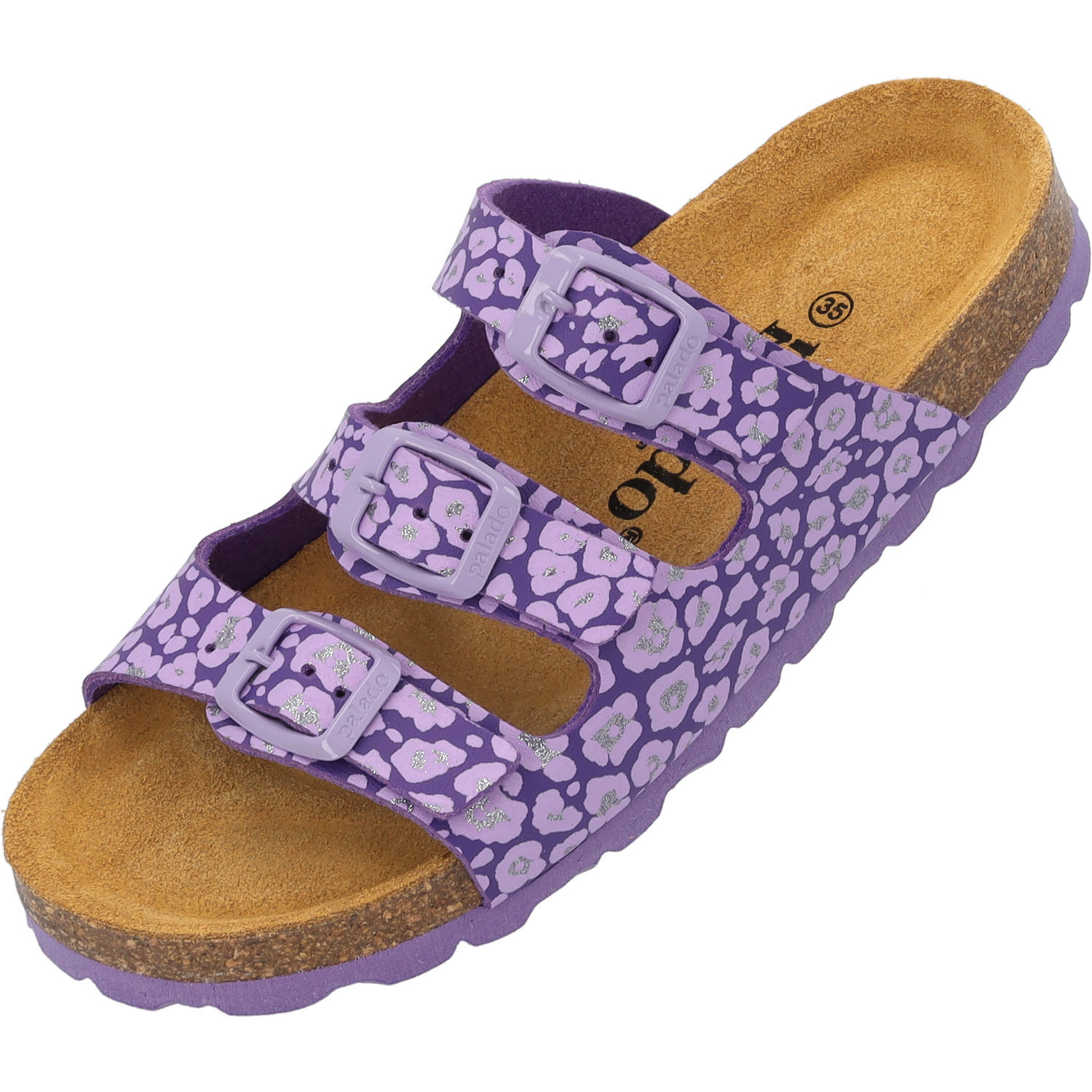 Palado Kids Capri G Print, Pantoletten, Kinder, Lila Leo