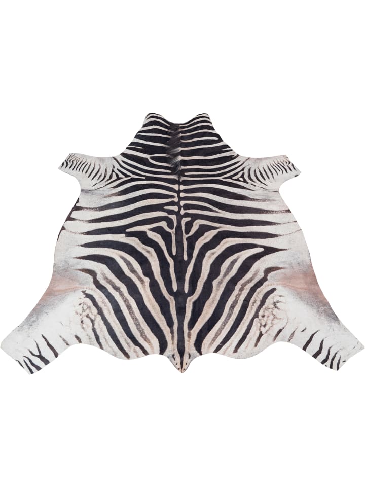 GMD Living Kunstfellteppich CANYON CITY Zebra in Schwarz-Weiß günstig kaufen 155 x 190 cm