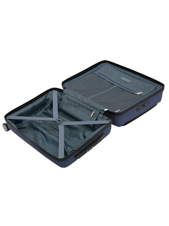 Hauptstadtkoffer TXL - leichtes Handgepäck Laptop-Fach Kabinenkoffer TSA 55cm 40L in Dunkelblau günstig kaufen S