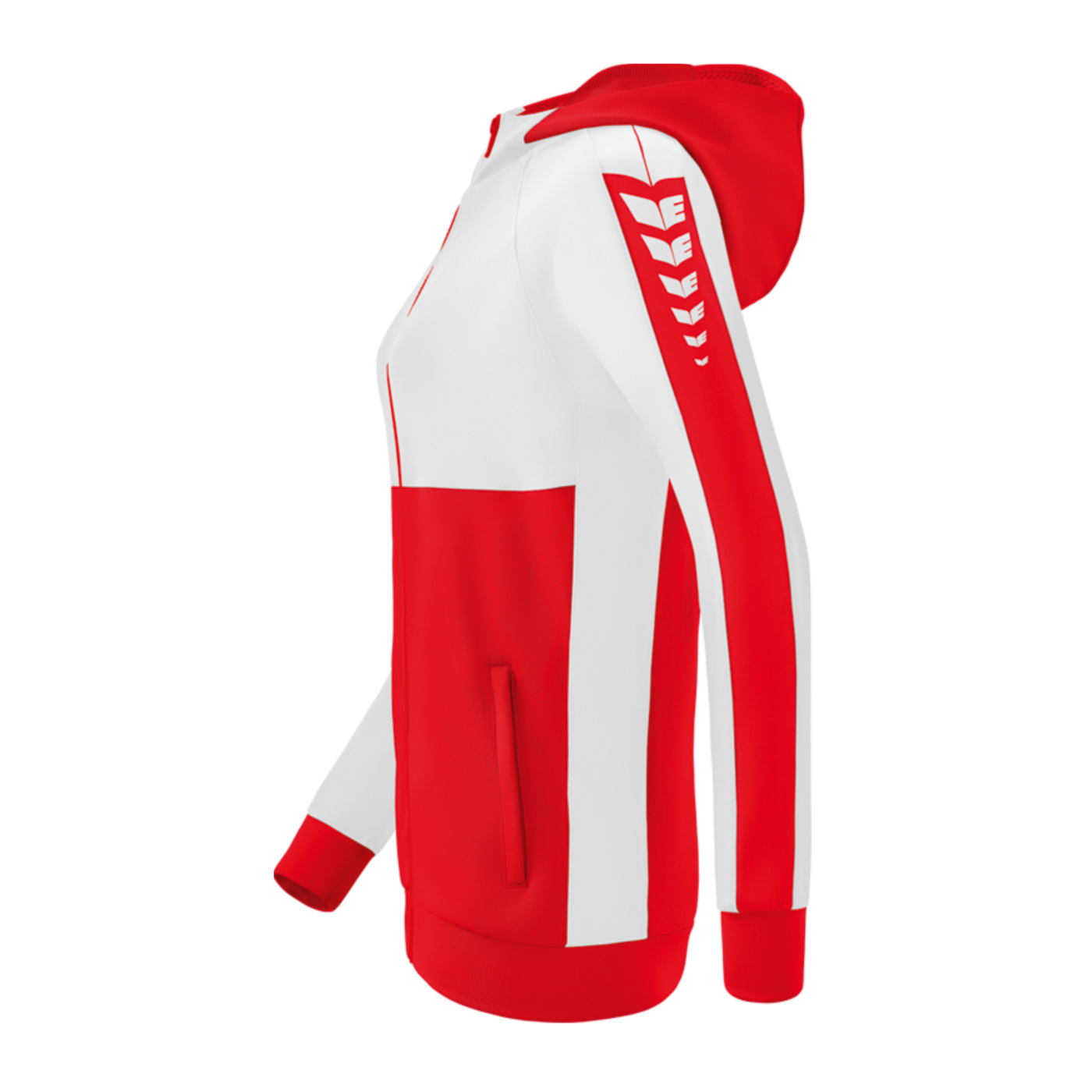 Erima Six Wings Kapuzenjacke Damen Rot